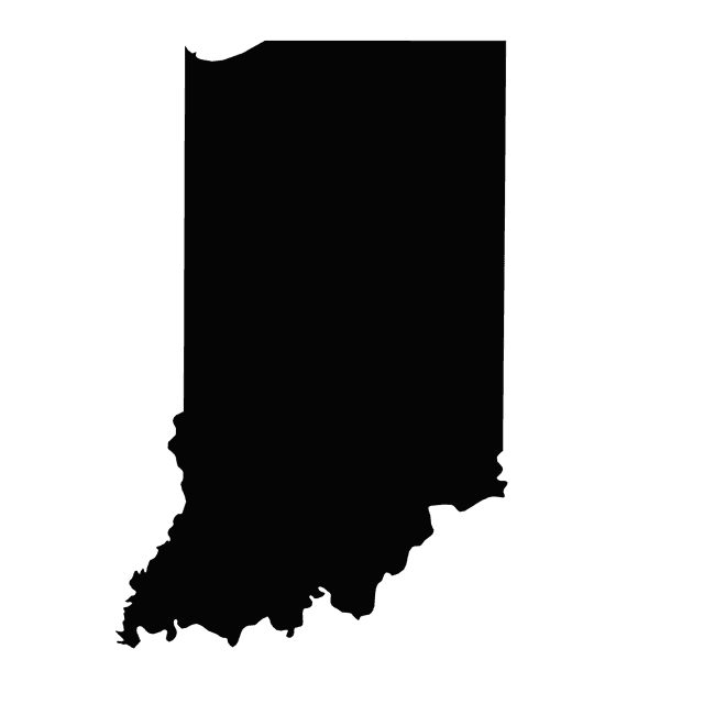 Indiana state outline