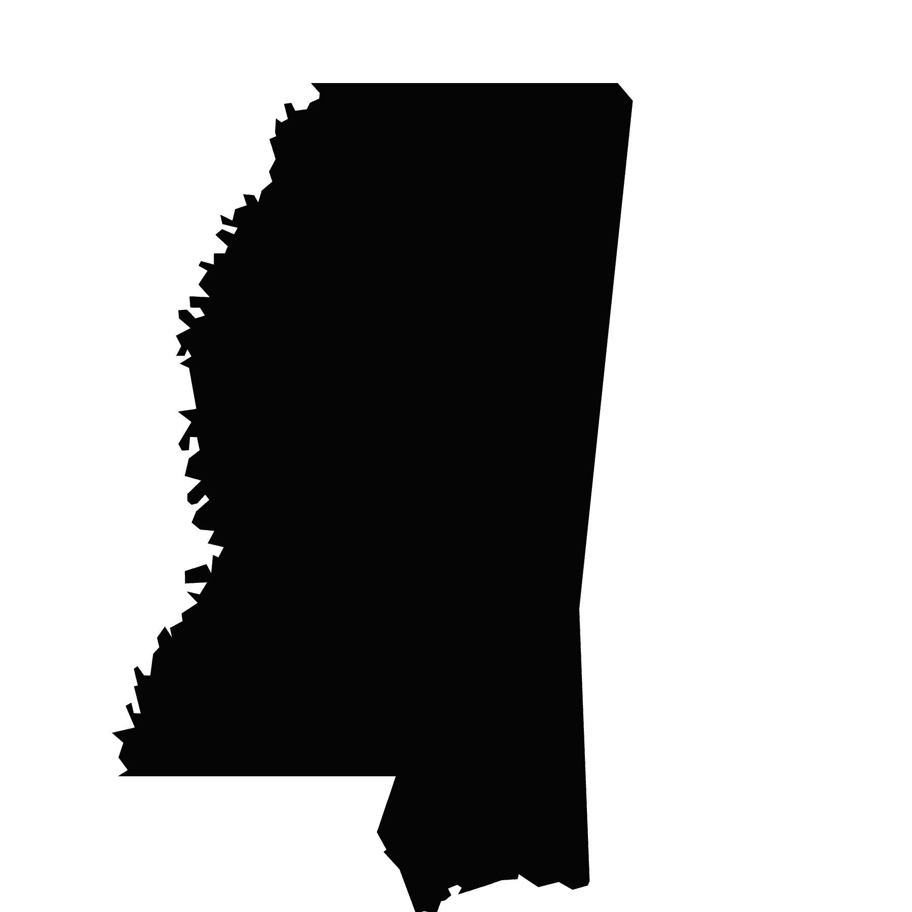 Mississippi outline