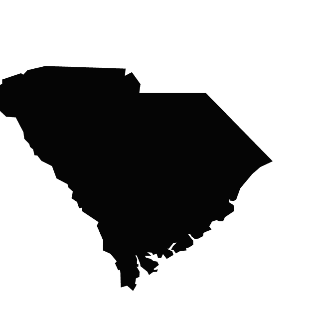 South Carolina state outline