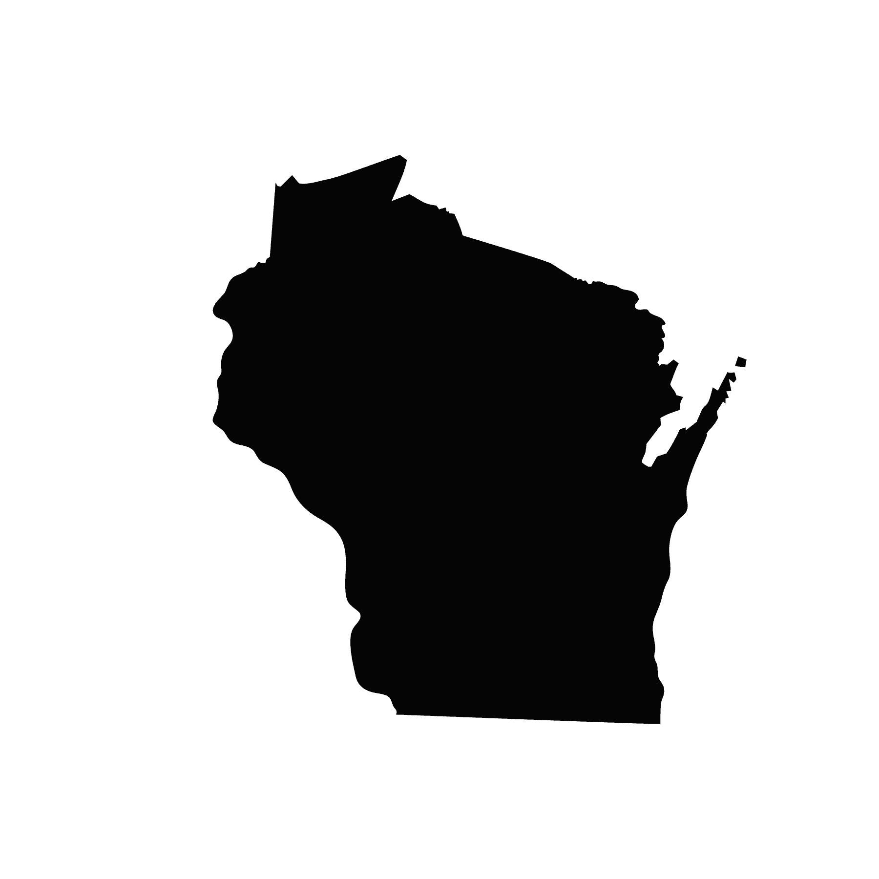 Wisconsin outline